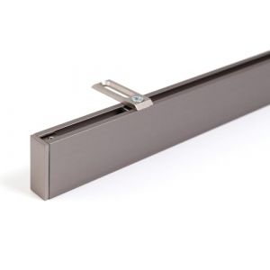 Deco-Raum Tringle &agrave; rideaux sur mesure pour l'int&eacute;rieur, rail int&eacute;rieur rectangulaire, fixation au plafond, support de plafond, tringle pour rideaux, rail pour rideaux, rail int&eacute;rieur pour rideaux en (deco-raum, neuf)