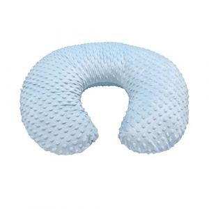 Housse de Coussin D'allaitement pour bébé, Housse de Coussin D'allaitement Confortable en Forme de U pour une Expérience D'alimentation Nettoyable et Confortable (Bleu ciel) (Pukanr, neuf)