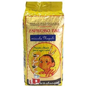 CAFÉ PASSALACQUA MISCELA NAPOLI GRAN CAFFÈ - ESPRESSO BAR - PACK 1Kg GRAINS DE CAFÉ (Eurochibi MegaStore, neuf)