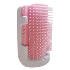 Brosse de toilettage pour chat | Grattoir d'angle | Grattoir d'angle mural pour chats | Toiletteur confortable | Brosse à poils courts | Toiletteur pour chat à poils longs | (runcih, neuf)