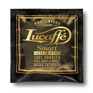 Lucaffè – 100 Dosettes SMART 35 mm, Gourmet Nera 100% Arabica | Exclusives pour machine SMART | Torréfaction moyenne | Goût doux et crémeux | Arôme intense et enveloppant (Lucaffé, neuf)