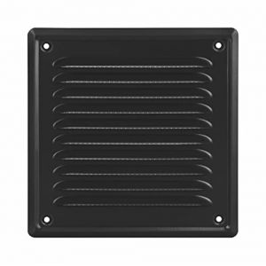 Grille d'aération - Grille Aeration rectangulaire 14x14 cm - Grille Aeration Exterieur - Grille Ventilation - Vétiver métallique - a Grillage pour moustiquaire - Grille Murale en Filet (ADGOsklep, neuf)