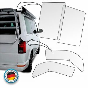 LACKSCHUTZSHOP Film de protection de peinture pour porte-vélos VW T6/T6.1 | Film de protection transparent pour porte-bagages arrière Volkswagen et porte-vélos Thule (Lackschutzshop - Shop für Lackschutzfolie & Folie, neuf)