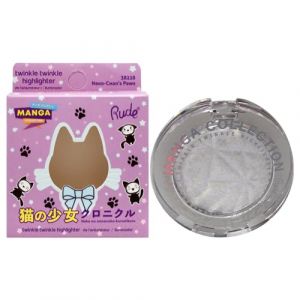 Manga Collection Twinkle Twinkle Highlighter - 38228 Neko-Chans Paws by Rude Cosmetics for Women - 0.14 oz Highlighter (SAGA Cosmetics, neuf)
