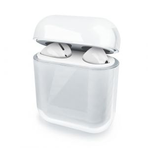 Subtel - Coque Rigide Transparente Compatible avec Apple AirPods 1 et 2 &ndash; &eacute;tui de Protection Anti-Rayures et Anti-Chocs &ndash; Design l&eacute;ger et ajust&eacute; (subtel, neuf)