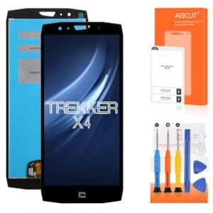 AGCUT LCD Affichage pour Crosscall Trekker X4 &Eacute;cran de Rechange pour Crosscall Trekker X4 LCD Display Ecran Replacement Tactile Digitalizer Assembl&eacute;e avec R&eacute;paration Kit (Greentrace, neuf)