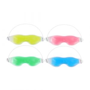 DEARMAMY 4 Pièces refroidissement du masque pour les yeux patchs sous les yeux masque chaud et froid œil masque pour les yeux cool masque chaud froid pour les yeux gel (Liiane, neuf)