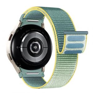Bracelet en Nylon pour Samsung Galaxy Watch 7/6/5/4 40mm 44mm/Watch 6 Classic 47mm 43mm/Watch 4 Classic 46mm 42mm/Watch 5 Pro 45mm/FE 40mm Homme/Femme,Bracelets Montre Sport pour Samsung Watch 7 6 5 4 (Yangrunzhe, neuf)