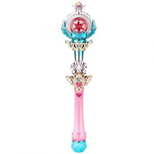 BSTCAR Baguette Magique avec Boule Lumineuse rotative - Baguette Magique électronique - Jouet Magique Lumineux - de Jeu de rôle pour Fille (Mutianyu, neuf)