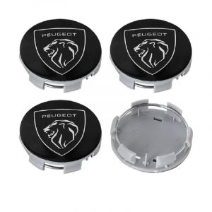 TonBE Auto Cache Moyeu pour Peugeot 308 2011-2013, ABS Centre de Jante Capuchons Auto Cache Moyeux Capuchons De Centre Cache de Roue Centrale Accessoires,C (jiahaiwang, neuf)