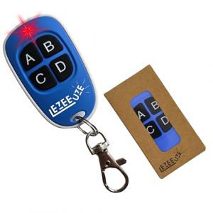 Telecommande Universelle Portail - Telecommande Portail - Bip Portail - Télécommande copieuse - telecommande Garage - Code Fixe 433.92 MHz - Compatible Novoferm Novotron 502 - Gaposa QCT4 (AnyShop4you, neuf)