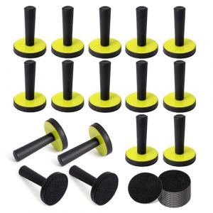 FOSHIO 16pcs Aimant en Puissant avec Poign&eacute;e, pour Soutenir la Fixation Film de Protection de Voiture, Aimant Frigopour R&eacute;frig&eacute;rateur, Plaque Magn&eacute;tique, Crafts Magnet Holder (FOSHIO, neuf)