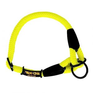 Collier Chien Etrangleur Anti-Traction Dressage, Petits Moyens Grands Chiens, Fabriqué en Espagne. Jaune. XL(≤70CM). (AVANZONA, neuf)