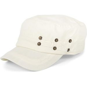 styleBREAKER Casquette Militaire Unisexe Effet Us&eacute; Vintage | Casquette Army r&eacute;glable en Coton | Casquette Visi&egrave;re Look Us&eacute; pour Hommes et Femmes, Couleur:Beige (styleBREAKER, neuf)