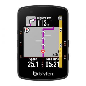 Bryton Rider 550 Compteur de vélo avec autonomie de 37 heures, écran couleur 2,8" et GPS de vélo (Bryton Inc., neuf)