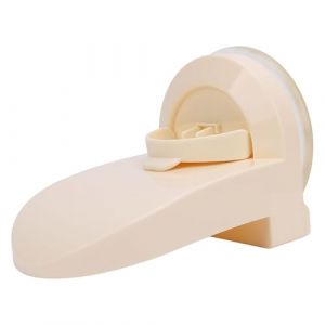 ACOGEDO Reste de Pied de Douche Antidérapante avec Grande Tasserie et Placement Réglable | ABS Material Pédale de Pied pour le Repose-pieds de la Douche de Salle de Bain (Soumery, neuf)