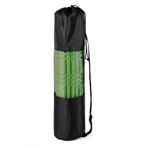 Sac de Tapis de Yoga, Sac de Transport en Filet de Maille en Nylon L&eacute;ger 30 * 70 Cm pour Tapis de Yoga avec Tube de Plong&eacute;e (Jeamrytt, neuf)
