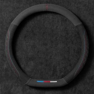 Couvre Volant Voiture en Cuir Protege pour VW Golf 5 6 7 8 GTE GTI GTD，Volant Housse de Volant Antidérapant Cache Volant Voiture Protection Volant (rongjieshishang, neuf)