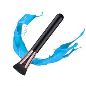 FONDOTIN Pinceau de Fond de Teint avec Poign&eacute;e Pinceau Plat &agrave; Maquillage pour Application de et M&eacute;lange de Fards &agrave; Paupi&egrave;res pour Usage (KIOONG, neuf)