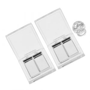 CALLARON Palette De Maquillage &agrave; Personnaliser Bo&icirc;te Vide Pour Fards &agrave; Paupi&egrave;res Godets Vides Pour Palette De Maquillage Support Rechargeable Pour Cosm&eacute;tiques Kit De Rangement Pour Blush Et (Raindrops On Roof, neuf)