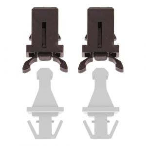 Lot de 2 paires de g&acirc;ches et loquet de rechange compatibles avec Brabantia pour couvercle cass&eacute; &ndash; Catch Spare Touch Poubelles de 20 L, 30 L, 40 L, 45 L, 50/60 L Print It Uk (Print it Uk, neuf)