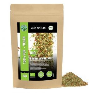 Assaisonnement BIO pour Œufs Brouillés 40g par Alpi Nature, Sel d'Assaisonnement pour Œufs et Omelettes (Alpi-Trade, neuf)