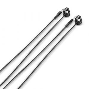 CME TRS MIDI Cable 2-Pack - Straight TRS Type A (3.5mm - 1/8") to Angled 5-pin DIN, 5FT / 150CM - Parfait pour les espaces compacts et le patching (CME Pro, neuf)