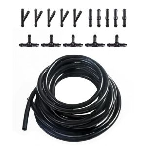 Xibao Kit de Durite Essuie Glace Tuyau pour Pare Brise de Voiture,Durite Lave Glace,avec 15 Raccords,Tuyau de Pulvérisation Lave Glace,pour Le Système de Lave-Glace de la Plupart des Véhicules (Flywing Auto, neuf)