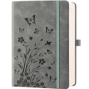 HwxBen Carnet Ligné A5 – 365 Pages, Journal en Cuir PU pour Femme, Papier 100 g/m², Idéal pour le Bureau, l’École, le Travail ou la Maison – Turquoise Clair (ZT BenYu, neuf)