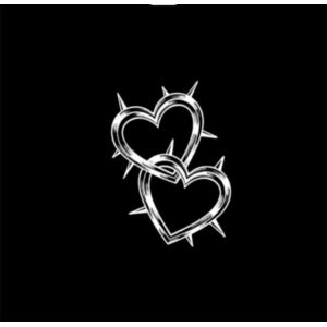 Tatouage Ephemere En Forme De C&oelig;ur, &Agrave; Base De Plantes, Imperm&eacute;ables, D'Une Dur&eacute;e De Deux Semaines, Avec &Eacute;pines, Anneau De C&oelig;ur, Clavicule, Bras, Hommes Et Femmes, Autocollants Semi Permanents (ZhouKouShiXinRuiJianSheGongChengYouXianGongSi, neuf)