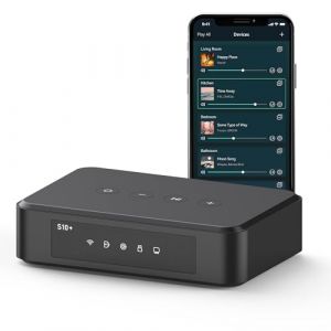 Arylic R&eacute;cepteur audio S10+ AirPlay st&eacute;r&eacute;o multipi&egrave;ce sortie SPDIF, streaming WiFi et Bluetooth diffusion HD sans perte de Spotify, Amazon Music, Tidal (Arylic EU, neuf)