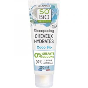 Hydratez et nourrissez vos cheveux avec le Shampooing Coco Bio SO'BIO, 250 ml naturel et doux- Lot De 3 (ViveVers, neuf)