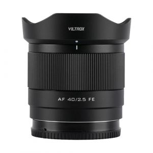 VILTROX 40mm f/2.5 F2.5 FE Objectif &agrave; Monture Autofocus Plein Cadre Compatible avec Les Appareils Photo Sony E-Mount Alpha a7C a7SIII a7III a7RIII a7IV a7RIV a9 A1 FX3 A7RV ZVE1 A7CR A7CII A93 (XINGYING, neuf)