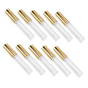 EPIGEIST 3 Ensembles Tube À Lèvres Boîtes De Conserve Pompe Tubes Baguettes Sirop Bouteille Tube Circulaire À Lèvres Tube De Brillant À Lèvres Mode Golden 10 Pièces * 3 (Laimmde, neuf)