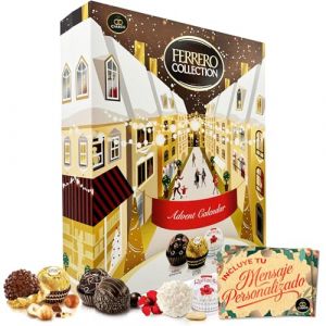 Calendrier de l&rsquo;Avent Ferrero Collection 2025 &middot; 24 Chocolats Gourmets Rocher, Rondnoir et Raffaello &middot; Format Livre 271 g &middot; Carte Personnalisable Cia&Co &middot; Coffret de No&euml;l Premium et &Eacute;l&eacute;gant (✅  Cia&Co  ✔️, neuf)