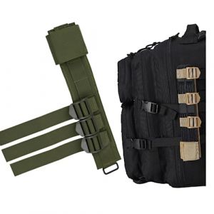 ACEXIER Tactique Molle Knife Shealth Adaptateur Adaptateur de Fixation Pack Sac &agrave; Dos Cinch Attacher Strap Pals Camping Hunting Accessoires (Green) (BOXUN-FR, neuf)