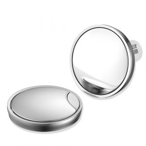 RYHHH 2 Pi&egrave;ces R&eacute;troviseur d'Angle Mort,360&deg; R&eacute;glable R&eacute;troviseur Convexe Grand Angle &agrave; Ventouse,HD &Eacute;tanche Convexe, &Eacute;largit Vision Parfait,Mirror Universel Angle Mort,Pour Tous Les Voitures .Argent (STHZS, neuf)