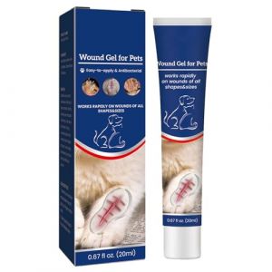 GNAUMORE Gel Apaisant pour Les Plaies pour Chats et Chiens,Pansement Liquide pour Plaies Chien,Gel pour Plaies pour Animaux de Compagnie,Gel de Nettoyage pour Animaux de Compagnie,20ml (KENdouSHOP, neuf)