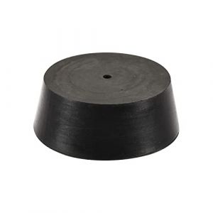 sourcing map Caoutchouc Conique Bouchon 75mm à 90mm avec Trou Noir pour Bouchons, Liège, Bouchon d'égout, Bouchon tuyau d'eau, Bouchons pour instruments expérimentaux (Weisser Berg, neuf)