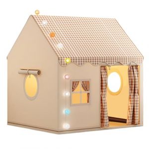 Tente De Jeux Enfant Maisonnette pour Enfant Cabane Interieure avec Fenêtres Château De Princesse Tente Cabane Tentes Intérieur Maison De Jeu Tentes pour Bébé (XuWeidianpu, neuf)