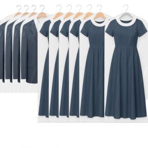 20 Pi&egrave;ces Housses de V&ecirc;tements, 60 &times; 140cm, 60x90 cm, Transparent Housse V&ecirc;tements &agrave; Suspendre, Anti Poussi&egrave;re Etanche Mite Humidit&eacute;, pour Chemise, Veste, Costume, Pull-Over, Robes (DINODANUBE TRADING, neuf)