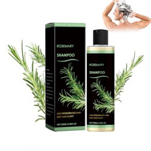 Shampoing Fortifiant Et &eacute;Paississant Au Romarin Pour La Pousse Des Cheveux, Enrichi En Vitamine C, Shampoings Fortifiants Et &eacute;Paississants Pour Cheveux, Hydratant Pour Femmes Et Hommes (1 PCS) (JIEXIANG, neuf)