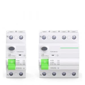 Disjoncteur Diff&eacute;rentiel Diff&eacute;rentiel Type B, 2P, 4P, CA 40 A, 63 A, 30 MA, 100 MA, 300 MA, 10 KA, Rail DIN 230 V(16A,4 Pole 300 mA) (huitongyuan, neuf)