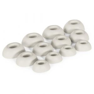 Okuli 12 x &Eacute;couteurs en Silicone Embouts d'oreilles pour Bose QuietComfort II & Ultra Casque &Eacute;couteurs en Blanc (Macadamia Ltd, neuf)