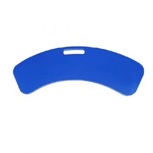 Cachpib Planche de transfert pour patients pour le transfert de patients ou handica du fauteuil roulant au lit, aux toilettes, à la baignoire, à la voiture, capacité de charge de 100 kg, bleu ciel (GalaxyK19, neuf)