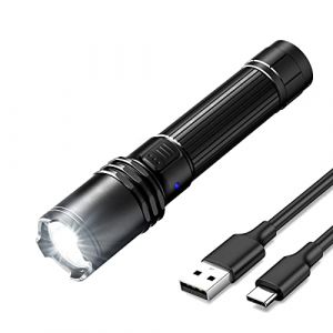 klarus tactique rechargeable lampe torche EP10 1000 lumens LED Lampe de poche USB C - 3 modes Étanche IPX6 -Pour camping, extérieur, urgences (Klarus® EU Store, neuf)