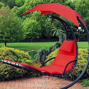 Coussin et parapluie de rechange en tissu pour chaise longue – Améliorez votre chaise hamac suspendue, chaise longue et chaise avec des accessoires résistants et élégants pour améliorer votre (Star  Boutique, neuf)