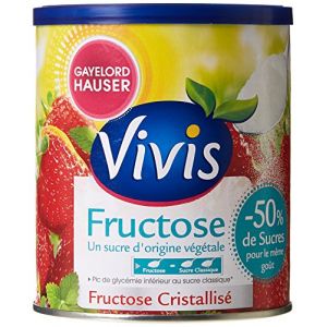 Vivis Fructose Cristallisé 500 g - Lot de 2 (LE GRAND MARCHE DE FRANCE, neuf)
