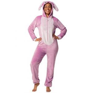 Disney Lilo et Stitch Angel Grenouillere Femme, Combinaison Femme Pyjama Stitch, Angel Grenouillère Adulte, Rose M (Character FR, neuf)
