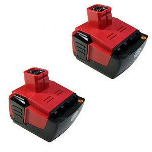 2 Batteries Li-ION Trade-Shop 14,4 V 3000 mAh compatibles avec Hilti B144 B-144 SF 144-A SF 144A SFH 144-A SFH 144-A SFH 144-A SFH 144A SFL (Trade Shop, neuf)